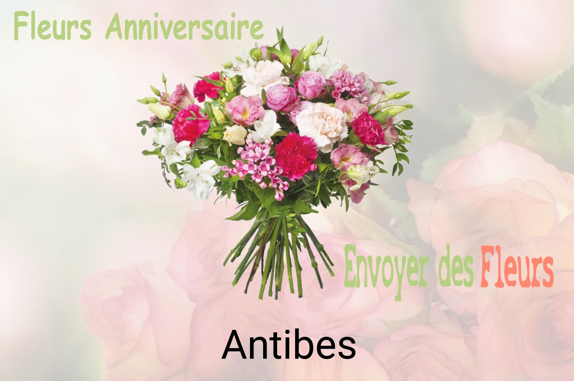 Bouquet de fleurs d’anniversaire livré à Antibes